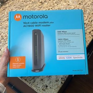 Motorola 16x4 Cable Modem plus AC1900 Wifi Router (MG7550)